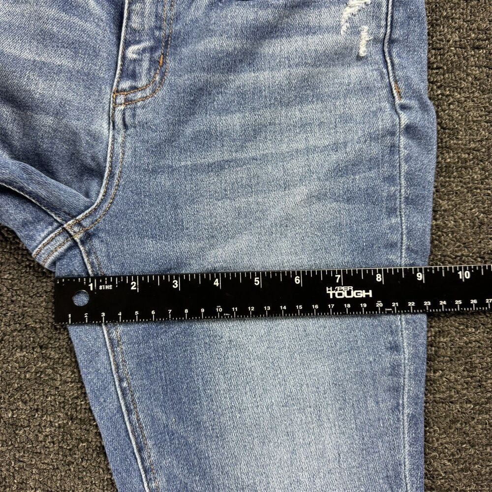 Flying Monkey High Rise Raw Hem Skinny Jeans Women's Size 26 - Picture 12 of 13